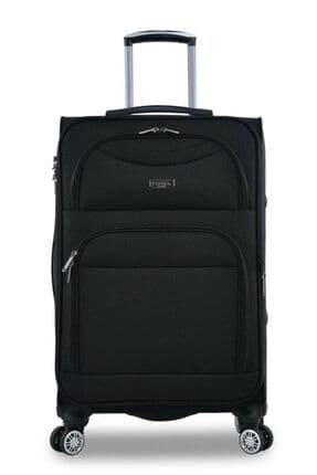 Unisex Siyah Kumaş Orta Boy Valiz Fsl010orta