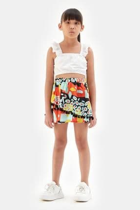 Bg Store Kız Çocuk Beyaz Bluz 23ss1tj4614