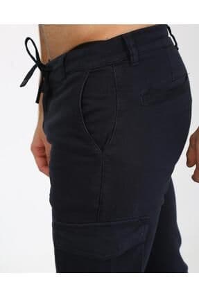 Erkek    Pantolon Slim jogger-012 Navy Blue