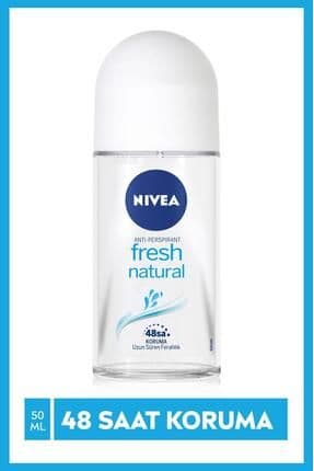 Kadın Roll-on Deodorant Fresh Natural 50ml, 48 Saat Anti-perspirant Ter Koruması, Okyanus Özleri