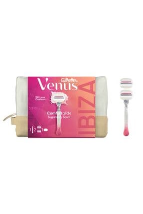Venus Comfortglide Sugarberry + 2 Adet Yedek Başlık + Çanta