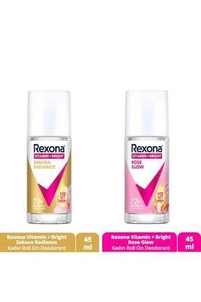 Vitamin Bright Kadın Roll On Deodorant Sakura Radiance 45 ml Rose Glow 45 ml