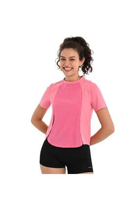 Fiore Kadın Pembe Günlük Stil T-Shirt 24YKTL18D14-PMB