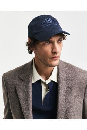 Unisex Lacivert Logolu Şapka