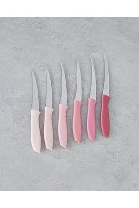 Angelina Çelik 6'lı Bıçak 19,5 cm Pembe