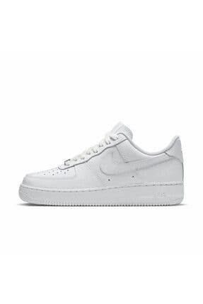 Kadin Beyaz Nike Air Force 1'07 Kadin Ayakkabı Spor & Günlük Ayakkabı DD8959-100-Beyaz