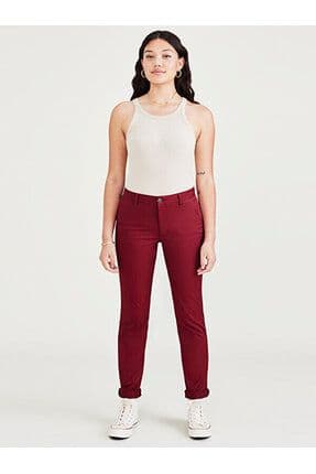 Weekend Chino Kırmızı Slim Fit Pantolon
