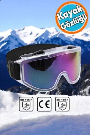 Kayak Gözlüğü Ventilli Güneş Kar Gözlük Gökkuşağı Snowboard Glasses Ekonomik Gözlük