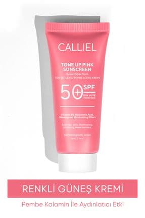 Ton Eşitleyici , Aydınlatıcı Spf 50+ Renkli Güneş Kremi Glutatyon, Hyaluronik Asit Etkili 50 ml