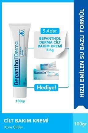 Derma Cilt Bakım Kremi 100gr & 5 Adet Cilt Bakım Kremi 3.5gr