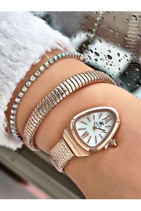 Bp3747c.420 Yılan Model Kadın Kol Saati