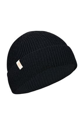 NORWICK %70 Merino Yünü Çocuk Beresi Siyah