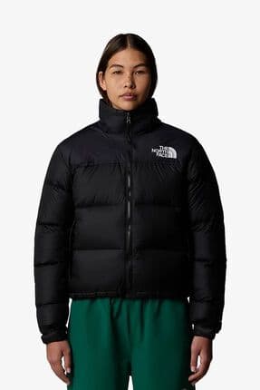 W 1996 Retro Nuptse Kadın Siyah Mont NF0A3XEOLE41