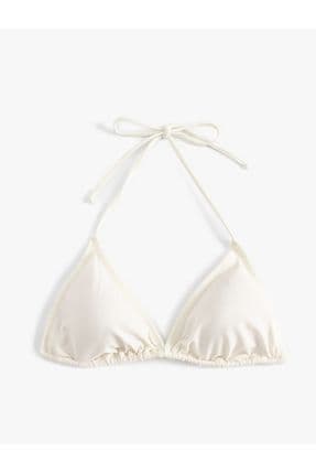 İpli Üçgen Bikini Üstü