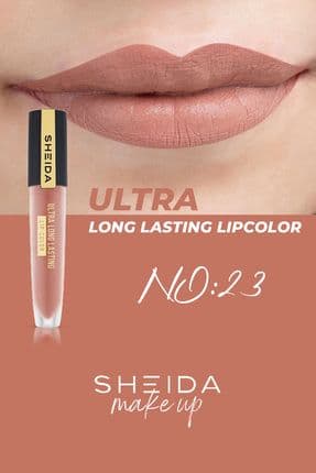 Long Lasting Uzun Süre Kalıcı Mat Likit Ruj - Yoğun Pigment & E Vitaminli Formül - No 23