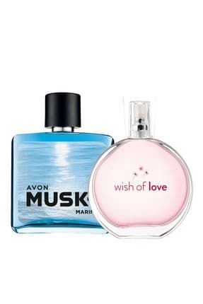 Wish Of Love Kadın Parfüm ve Musk Marine Erkek Parfüm Paketi