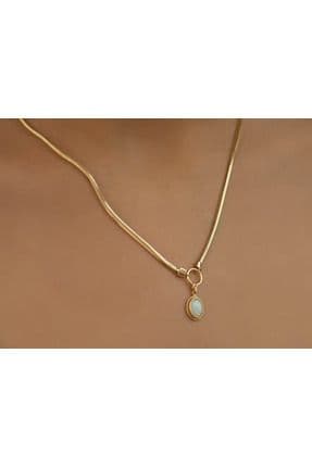 Altın Opal Italyan Zincir