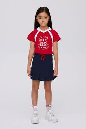 BG Store Kız Çocuk Lacivert Etek