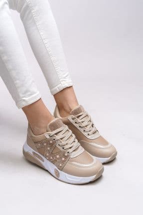 Aalriona Kadın Sneaker 0012155 Bej