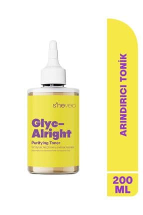 Glyc-alright – Gözenek Sıkılaştırıcı Leke Karşıtı Tonik | Arındırıcı Vegan Tonik (200 ML)