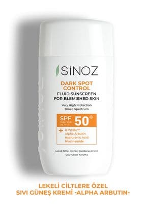 SPF50+ Koyu Cilt Lekelerine Etkili Sıvı Yüz Güneş Kremi-Yeni Nesil Filtreler-Hibrit Formül PA++++