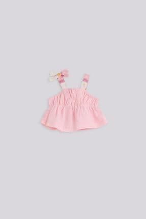 BG Store Kız Bebek Pembe Bluz