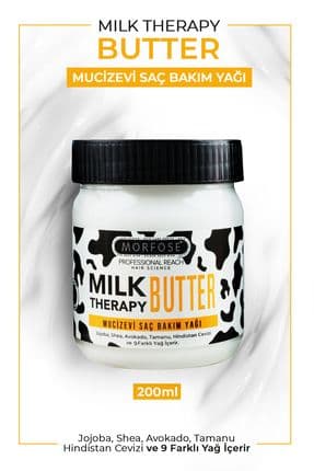 Milk Therapy Butter Oil Mucizevi Saç Bakım Yağı 200 ml - Besleyici, Onarıcı