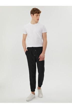 Regular Fit Siyah Erkek Pantolon Lf2029015