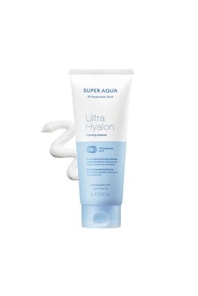 10 Farklı Hyalüronik Asit Içeren Cilt Temizleme Köpüğü Super Aqua Ultra Hyalron Cleansing Foam