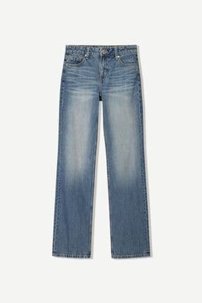 Düşük bel straight fit jean
