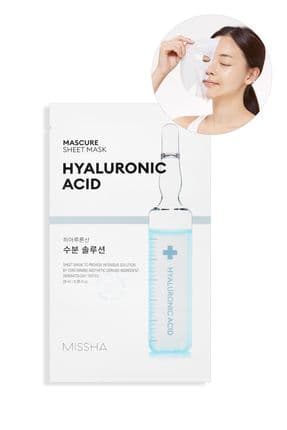 Hyalüronik Asit İçerikli Nemlendirici Yaprak Maske Mascure Hydra Solution Sheet Mask (Hyaluron Acid)