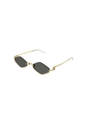 Gg 1604s 001 53 Kadın Geometrik Gold Metal Güneş Gözlüğü