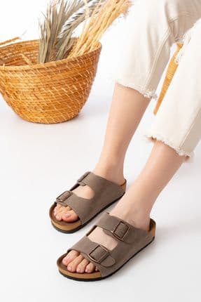 Sly Unisex Ortopedik Tabanlı Terlik Çift Bantlı Tokalı Günlük & Dışarı Terliği