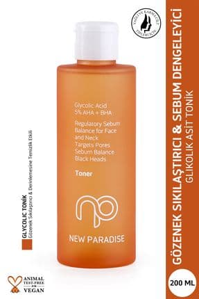 Gözenek Sıkılaştırıcı Siyah Nokta Karşıtı Sebum Dengeleyici Akne Karşıtı Tonik 200 ml