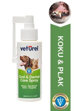Ağız Ve Diş Bakım Spreyi 100ml Kedi Ağız Bakımı Köpek Ağız Kokusu Diş Eti Yarası Enfeksiyonu