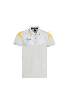 Gri Erkek Polo Yaka Tişört Spor Kesim TF-0268 Umbro Diamond Camp Polo T-Shirt Grey