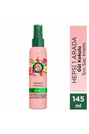 Kadifemsi Yumuşaklık Gül Kokulu Hepsi Bir Arada Ağırlaştırmayan Sıvı Saç Kremi 145ml