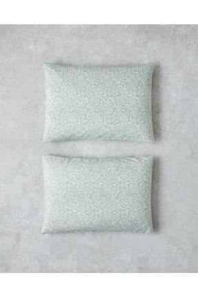 TIMELESS GARDEN Kolay Ütülenir 2'li Yastık Kılıfı 50x70 cm Yeşil