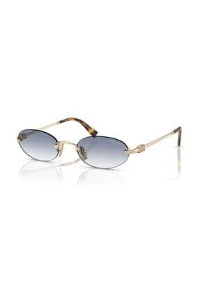 A54s Zvn80o 51 Kadın Oval Gold Metal Güneş Gözlüğü