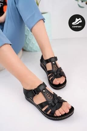 Soft Kadın Garantili Günlük Ortopedik Kaymaz Taban Comfort Rahat Sandalet