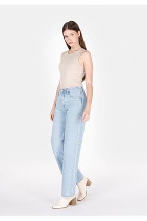 970 Berry Regular Fit Kadın Mavi Jean Pantolon