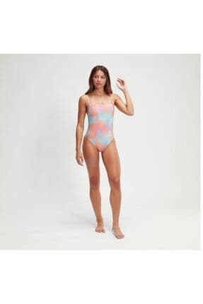 Printed Adjustable Thinstrap Kadın Mayo