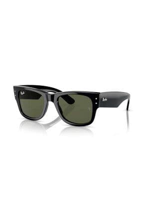 Rb 0840s 90131 51 Mega Wayfarer Unisex Siyah Kemik Güneş Gözlüğü