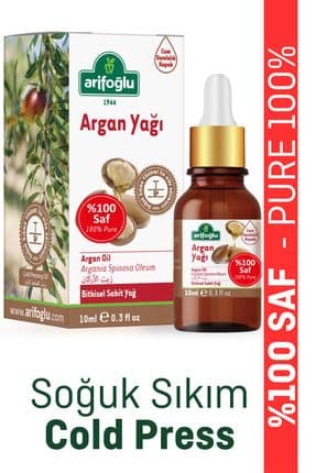 Argan Yağı 10ml %100 Saf Ve Doğal Argan Yağı 10ml