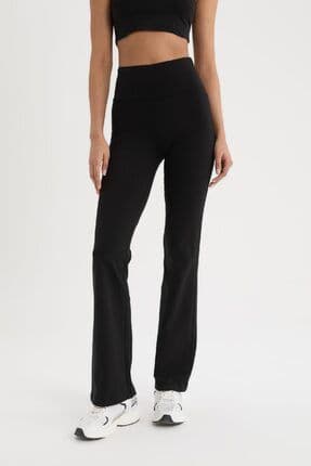Fit Flare Fit Sporcu Ince Eşofman Altı Beli Saran Ispanyol Paça Standart Boy C5275ax25sp
