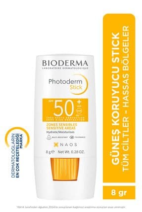 Photoderm Stick SPF50+ Göz Çevresi, Dudak, Hassas Bölgeler Yüksek Korumalı Stick Güneş Koruyucu 8 gr