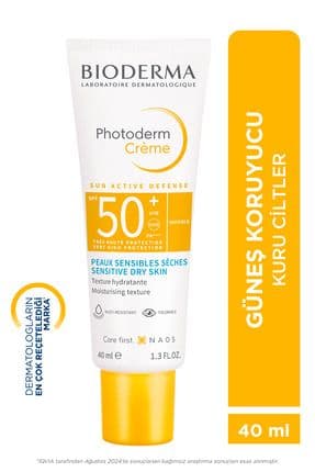 Photoderm Cream SPF50+ Kuru Ciltler için Yüksek Korumalı Yüz Güneş Kremi 40 ml