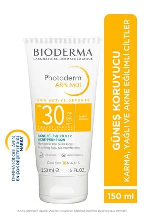 Photoderm AKN Mat Sivilce Karşıtı Güneş Kremi Yağlı Akne Eğilimli Ciltler Matlaştırıcı Etki 150 ml
