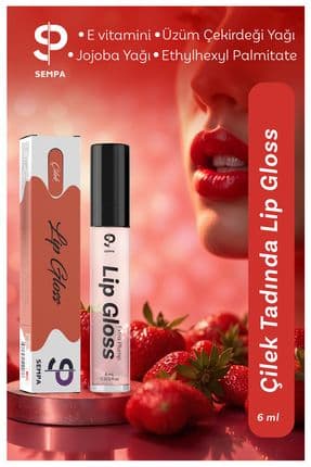 Çilekli Dudak Dolgunlaştırıcı Ve Parlatıcı Lip Gloss