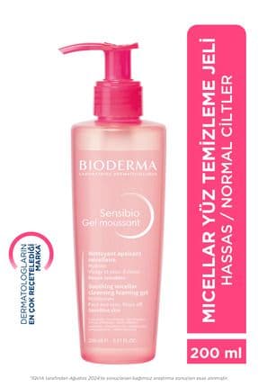 Sensibio Foaming Gel Hassas ve Normal Ciltler Durulanan Micellar Yüz Temizleme Jeli 200 ml